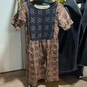 Ace & Jig Cora dress in Sampler in M